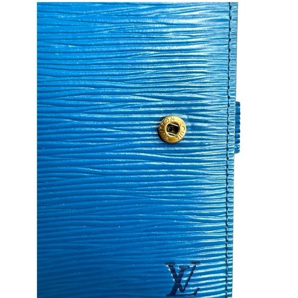 Louis Vuitton Ring Agenda Cover Epi Blue Leather PM - Picture 7 of 16